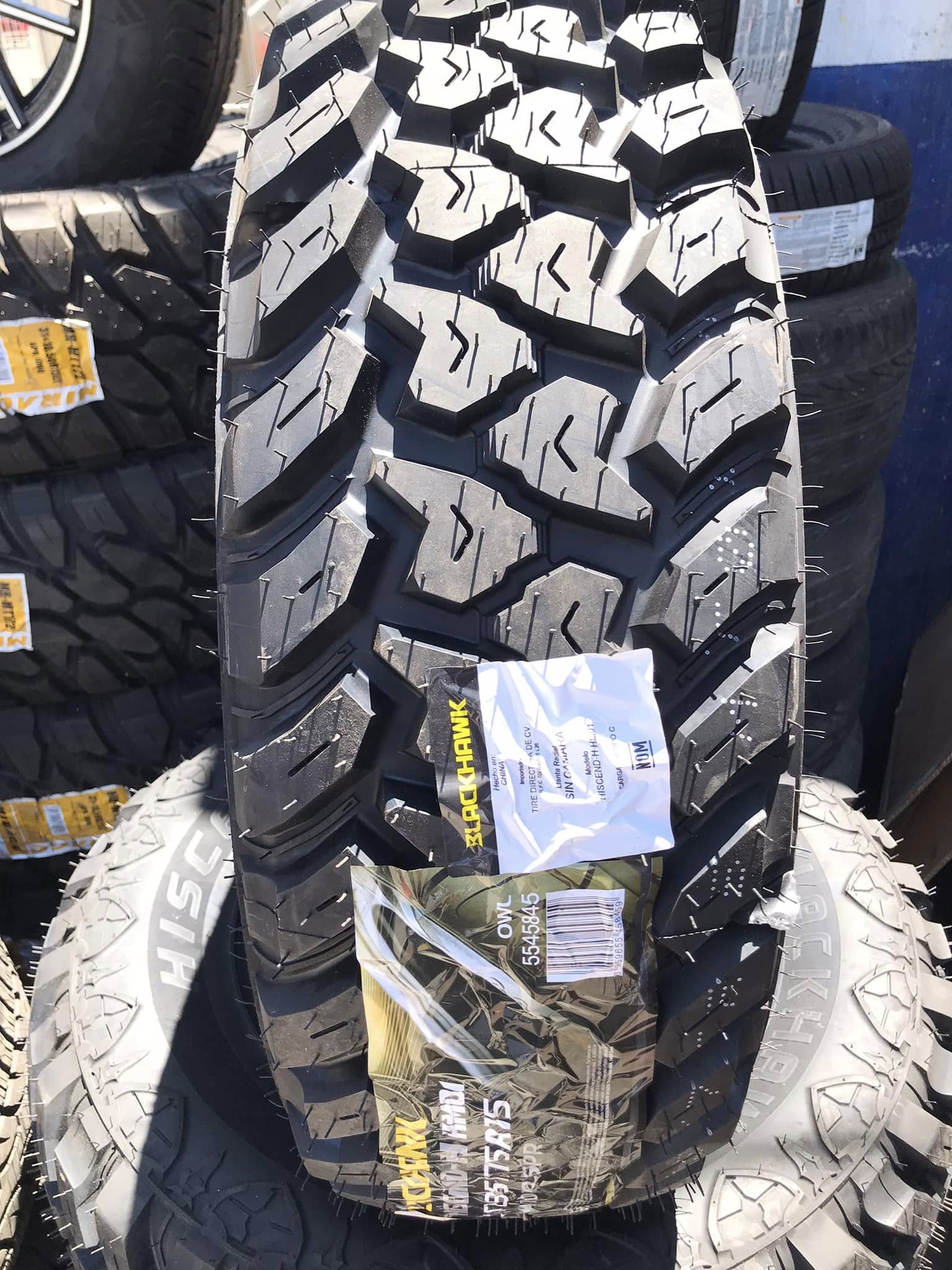 BLACKHAWK 31X10.50 R15 MUD TERRAIN TYRE